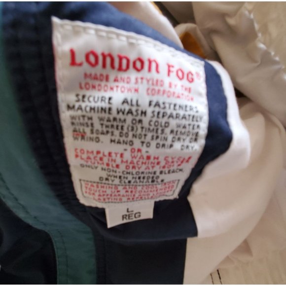 London Fog Spring Lightweight Water Resistant Jacket L - Picture 8 of 8